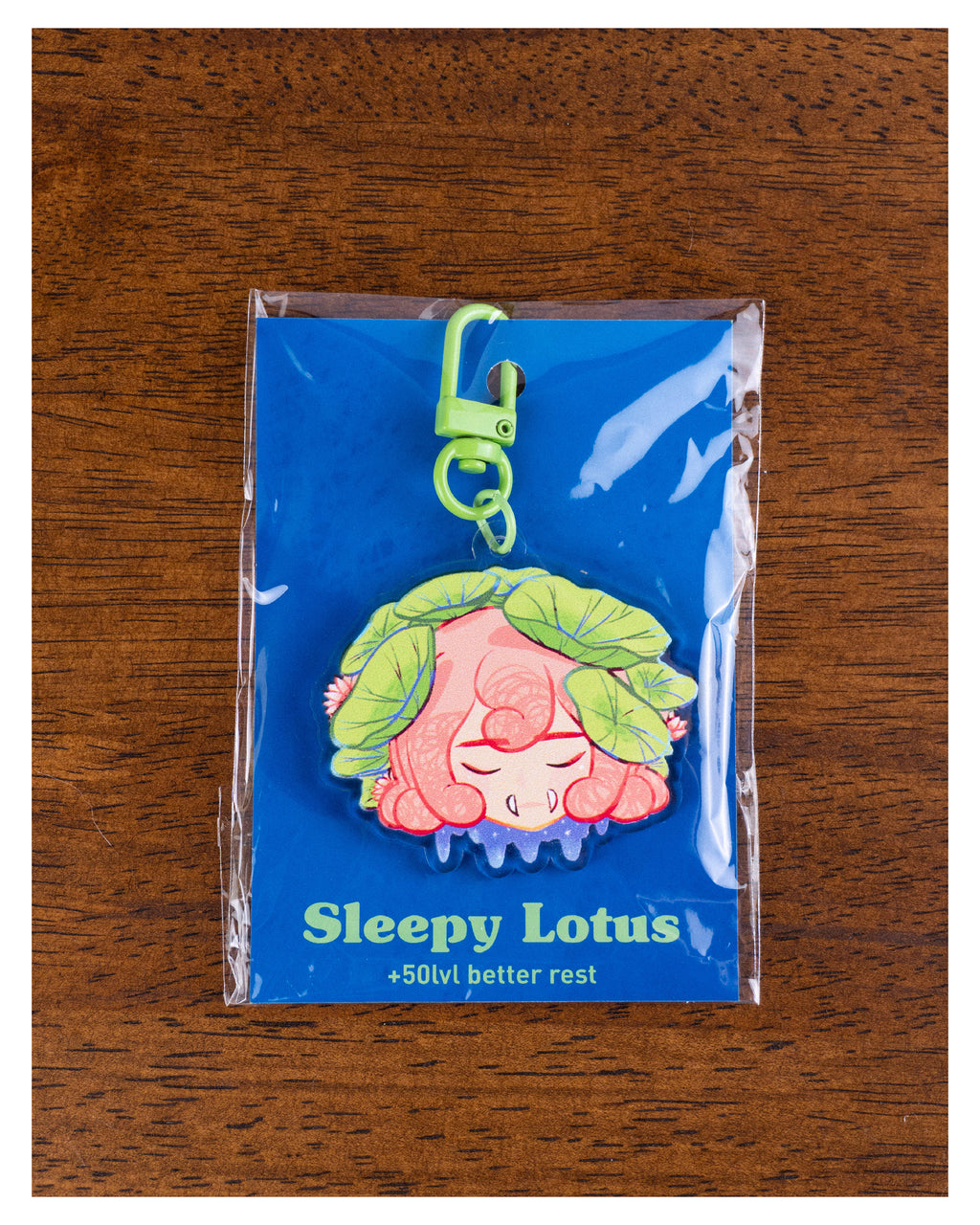 Sleep lotus, keychain