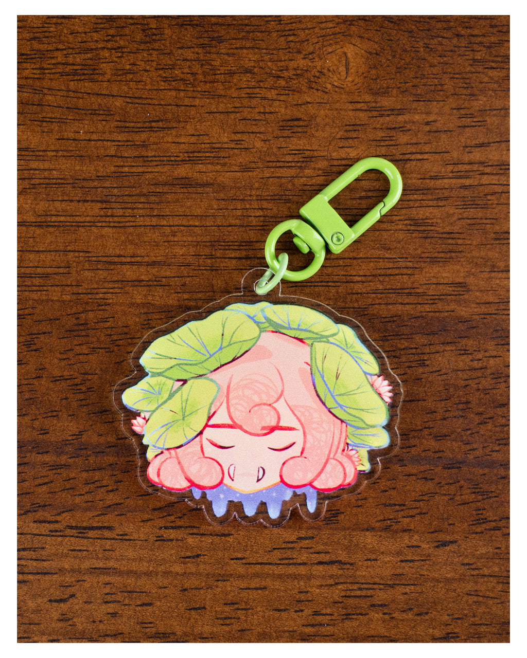 Sleep lotus, keychain