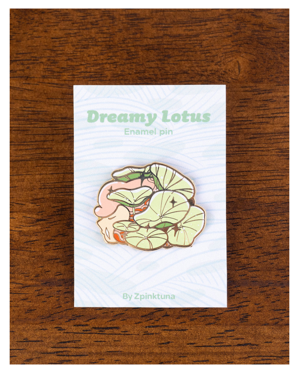 Dreamy Lotus, enamel pin
