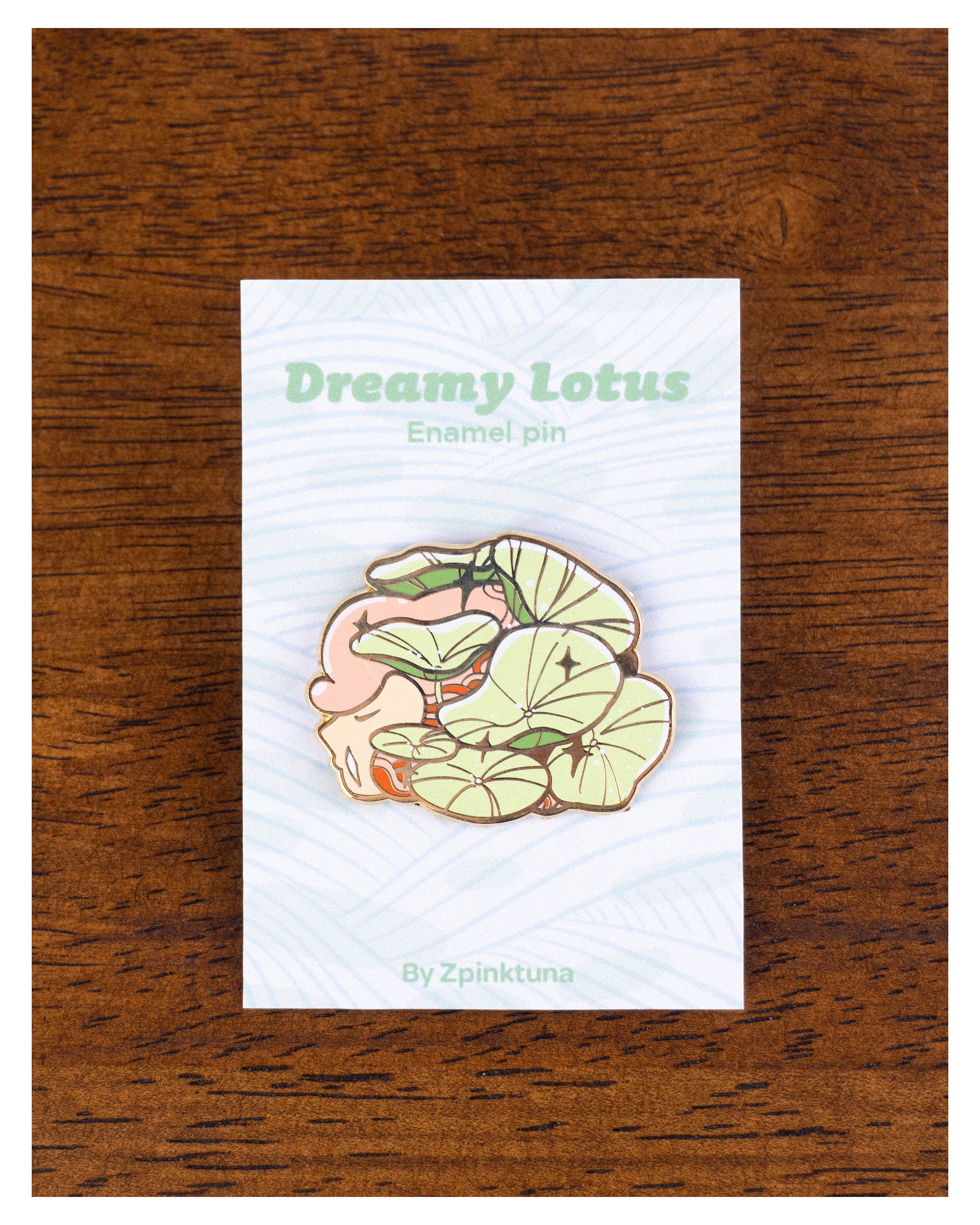Dreamy Lotus, enamel pin